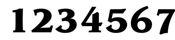 LeawoodStd Black Font, Number Fonts