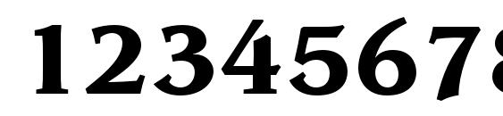 LeawoodStd Bold Font, Number Fonts