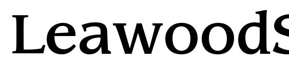 шрифт LeawoodStd Medium, бесплатный шрифт LeawoodStd Medium, предварительный просмотр шрифта LeawoodStd Medium