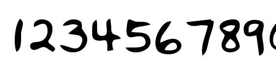 Lebanon Regular Font, Number Fonts