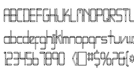 LED Font HC Font Download Free / LegionFonts