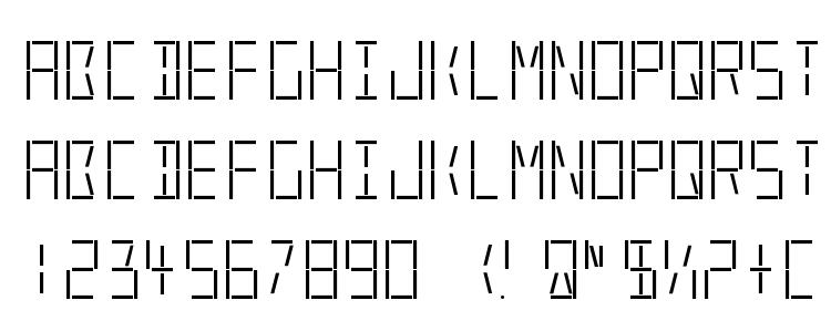 glyphs LED Real Regular font, сharacters LED Real Regular font, symbols LED Real Regular font, character map LED Real Regular font, preview LED Real Regular font, abc LED Real Regular font, LED Real Regular font