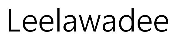 Leelawadee ui semilight обычный Font