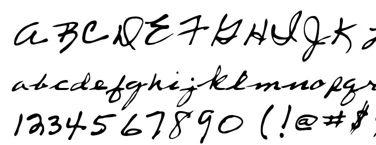 glyphs Lefty Regular font, сharacters Lefty Regular font, symbols Lefty Regular font, character map Lefty Regular font, preview Lefty Regular font, abc Lefty Regular font, Lefty Regular font