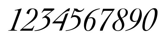 Lega Italic Font, Number Fonts