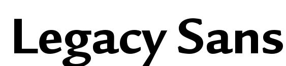 Legacy Sans ITC Bold Font