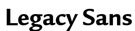Legacy Sans ITC TT Bold font, free Legacy Sans ITC TT Bold font, preview Legacy Sans ITC TT Bold font