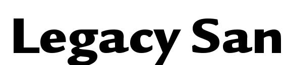 Legacy Sans Md OS ITC TT Ultra Font