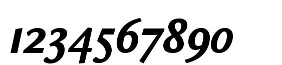 Legacy Sans OS ITC TT BoldIta Font, Number Fonts