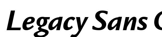 Legacy Sans OS ITC TT BoldIta Font