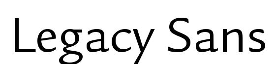 Legacy Sans OS ITC TT Book Font