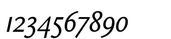 Legacy Sans OS ITC TT BookIta Font, Number Fonts