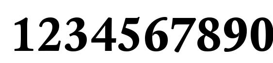 Legacy Serif ITC Bold Font, Number Fonts