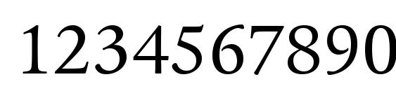 Legacy Serif ITC Book Font, Number Fonts