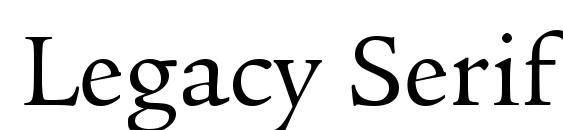 Legacy Serif ITC Book Font, All Fonts