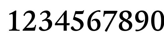 Legacy Serif ITC Medium Font, Number Fonts