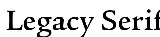 Шрифт Legacy Serif ITC Medium