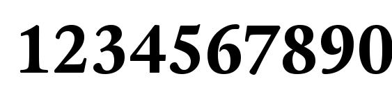 Legacy Serif ITC TT Bold Font, Number Fonts