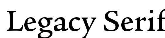 Legacy Serif Md ITC TT Medium Font