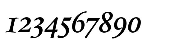 Legacy Serif Md OS ITC TT MedIt Font, Number Fonts