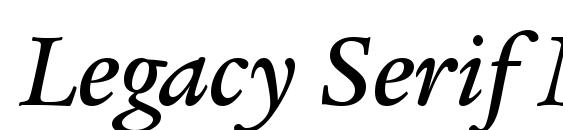 Legacy Serif Md OS ITC TT MedIt Font