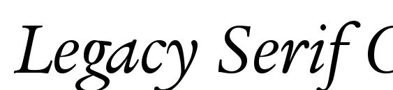 Legacy Serif OS ITC TT BookIta font, free Legacy Serif OS ITC TT BookIta font, preview Legacy Serif OS ITC TT BookIta font