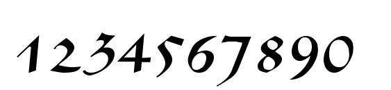 Legend Regular Font, Number Fonts