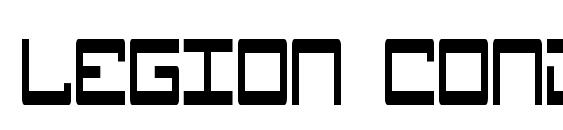 шрифт Legion Condensed, бесплатный шрифт Legion Condensed, предварительный просмотр шрифта Legion Condensed