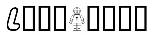 Шрифт Legothick