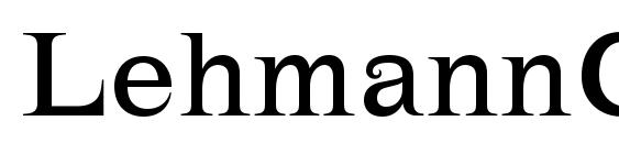 LehmannC font, free LehmannC font, preview LehmannC font