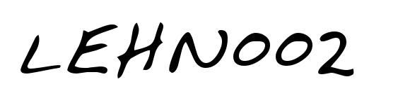 шрифт LEHN002, бесплатный шрифт LEHN002, предварительный просмотр шрифта LEHN002