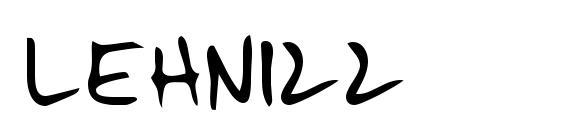 LEHN122 font, free LEHN122 font, preview LEHN122 font