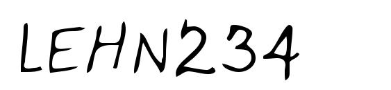 LEHN234 font, free LEHN234 font, preview LEHN234 font
