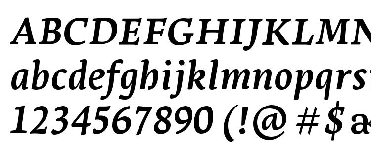 glyphs LeksaPro Bold Italic font, сharacters LeksaPro Bold Italic font, symbols LeksaPro Bold Italic font, character map LeksaPro Bold Italic font, preview LeksaPro Bold Italic font, abc LeksaPro Bold Italic font, LeksaPro Bold Italic font