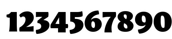 LeksaSansPro Black Font, Number Fonts