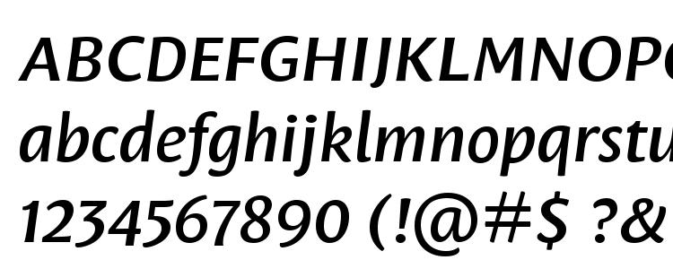 glyphs LeksaSansPro DemiBold Italic font, сharacters LeksaSansPro DemiBold Italic font, symbols LeksaSansPro DemiBold Italic font, character map LeksaSansPro DemiBold Italic font, preview LeksaSansPro DemiBold Italic font, abc LeksaSansPro DemiBold Italic font, LeksaSansPro DemiBold Italic font