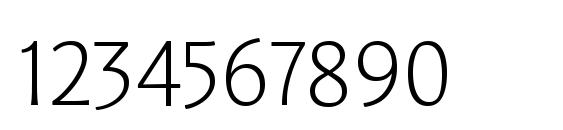 LeksaSansPro ExtraLight Font, Number Fonts