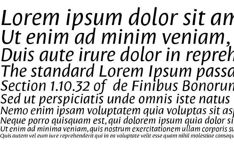 specimens LeksaSansPro Italic font, sample LeksaSansPro Italic font, an example of writing LeksaSansPro Italic font, review LeksaSansPro Italic font, preview LeksaSansPro Italic font, LeksaSansPro Italic font