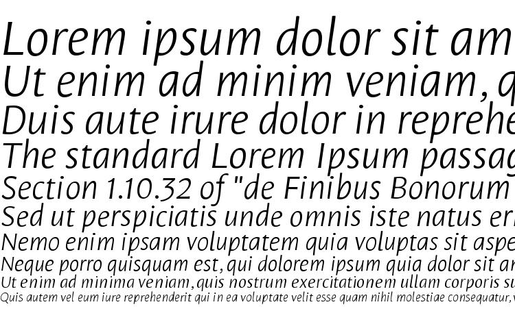 specimens LeksaSansPro Light Italic font, sample LeksaSansPro Light Italic font, an example of writing LeksaSansPro Light Italic font, review LeksaSansPro Light Italic font, preview LeksaSansPro Light Italic font, LeksaSansPro Light Italic font