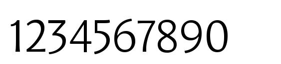 LeksaSansPro Light Font, Number Fonts