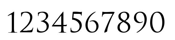 Lelf noir du mal normal Font, Number Fonts