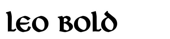 Leo Bold font, free Leo Bold font, preview Leo Bold font