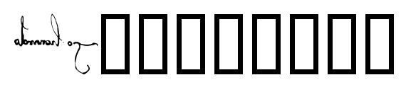 Leonardo Font, Number Fonts