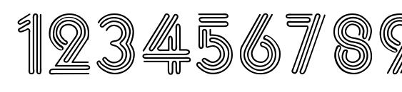 Leonde Font, Number Fonts