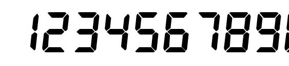 LESLIE Regular Font, Number Fonts