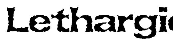 Lethargic (BRK) font, free Lethargic (BRK) font, preview Lethargic (BRK) font