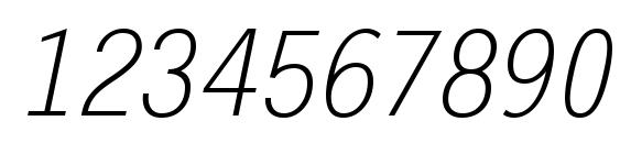 Letr46x Font, Number Fonts