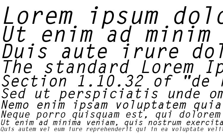 specimens Letter Gothic LT Bold Slanted font, sample Letter Gothic LT Bold Slanted font, an example of writing Letter Gothic LT Bold Slanted font, review Letter Gothic LT Bold Slanted font, preview Letter Gothic LT Bold Slanted font, Letter Gothic LT Bold Slanted font