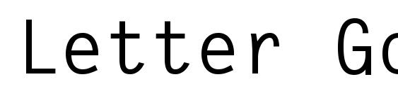 Letter Gothic LT Bold Font