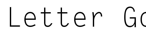 Letter Gothic LT Font
